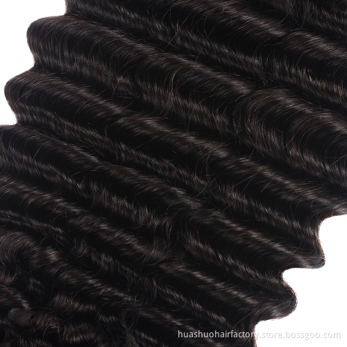 12A Pure Virgin Thick Quality Malaysian Loose Curl Loose Deep Weave Human Raw Hair Weft